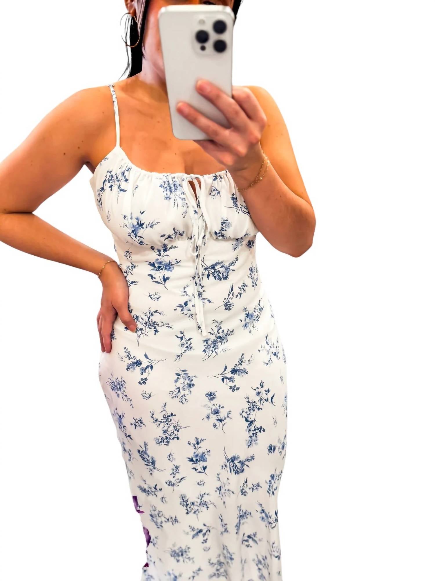 Blu Pepper - Castle Hill Floral Ankle Dress