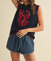 Klesis - Lobster Knit Top