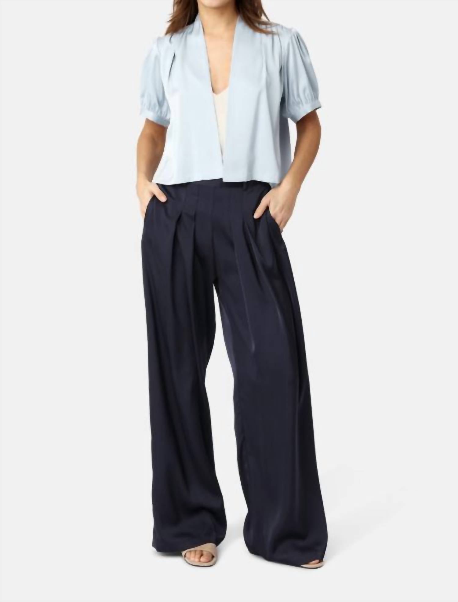 Karmamia - Ellis Short Sleeve Satin Jacket