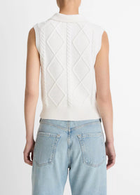 Vince - Cable-knit Sweater Vest