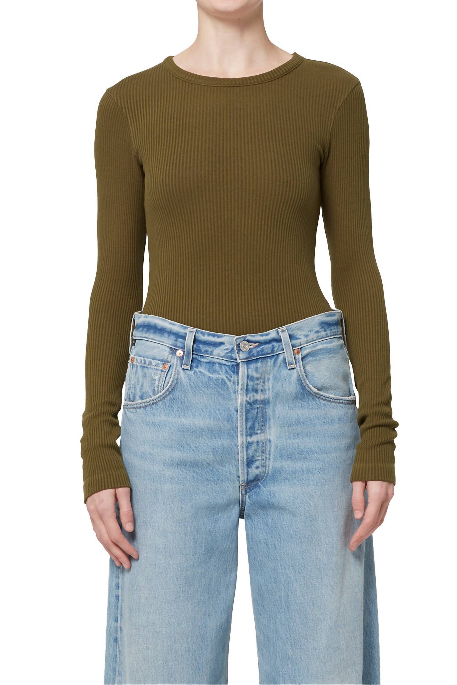Citizens of Humanity Bina Crewneck Sweater in costes - women's sweater