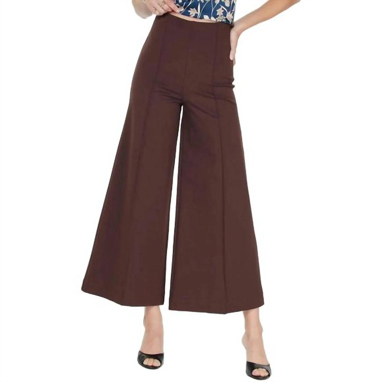 Current Air - High Rise Flare Ponte Pants