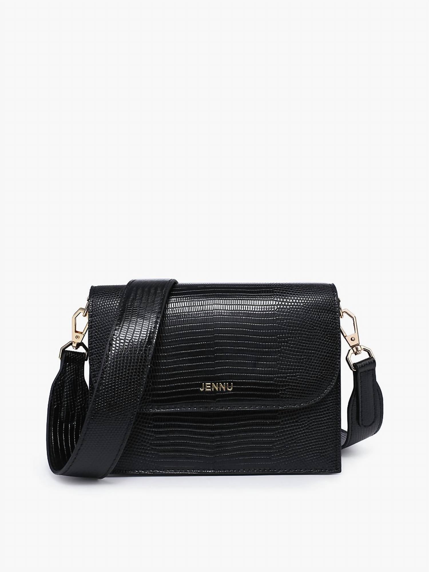 Jen & Co. - Women's Tokyo Crocodile Embossed Crossbody
