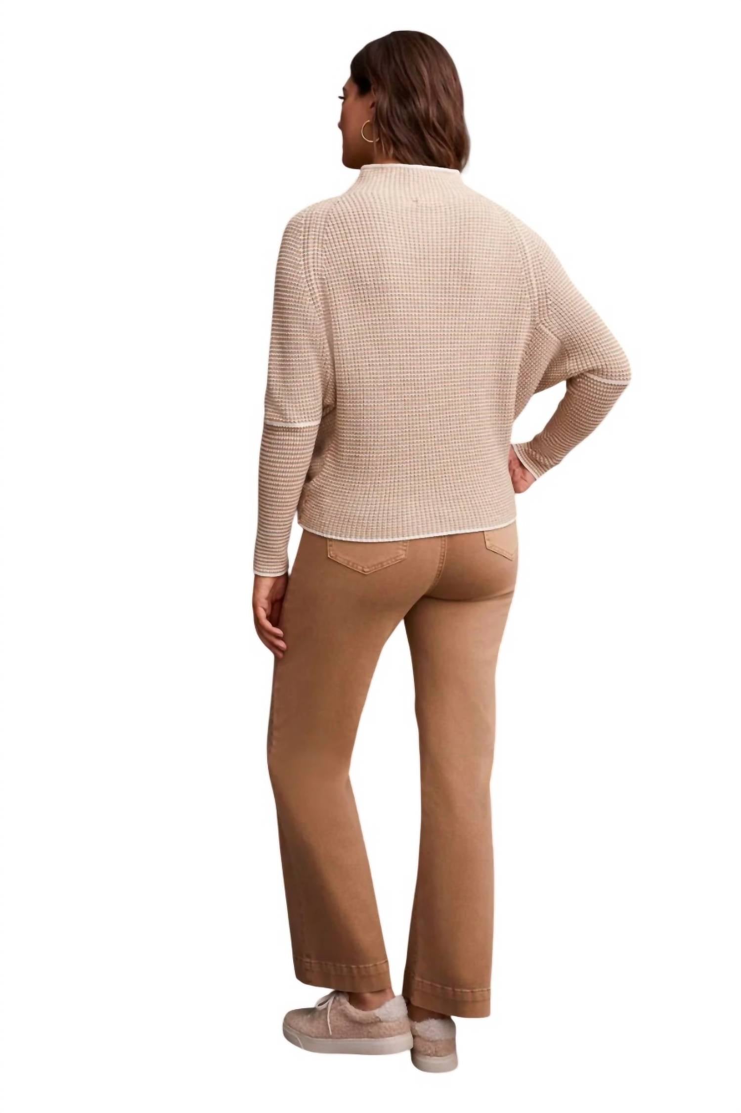 Tribal - Long Sleeve Funnel Neck Sweater