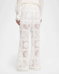 Zimmermann - Aster Embroidered Pants