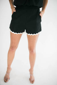 Falcon Park - Katia RickRrack Trim Shorts