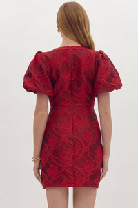 entro Ruby Dress in red - women's dress - view 5