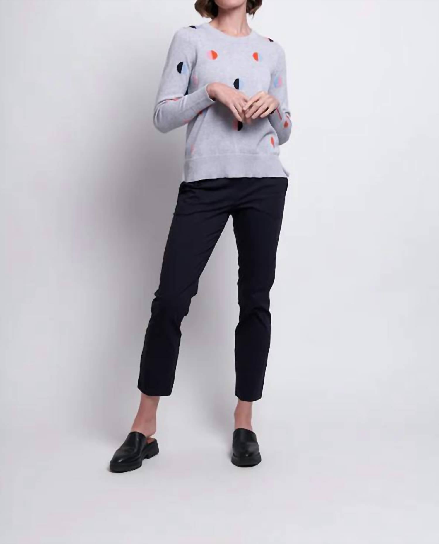 FOIL Full Monty Trapeze Trouser in true navy - women's pants