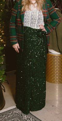 Sugarlips - Korina Sequin Wrap Maxi Skirt