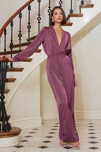 Bishop + Young - Fluid Satin Wide Leg Pant