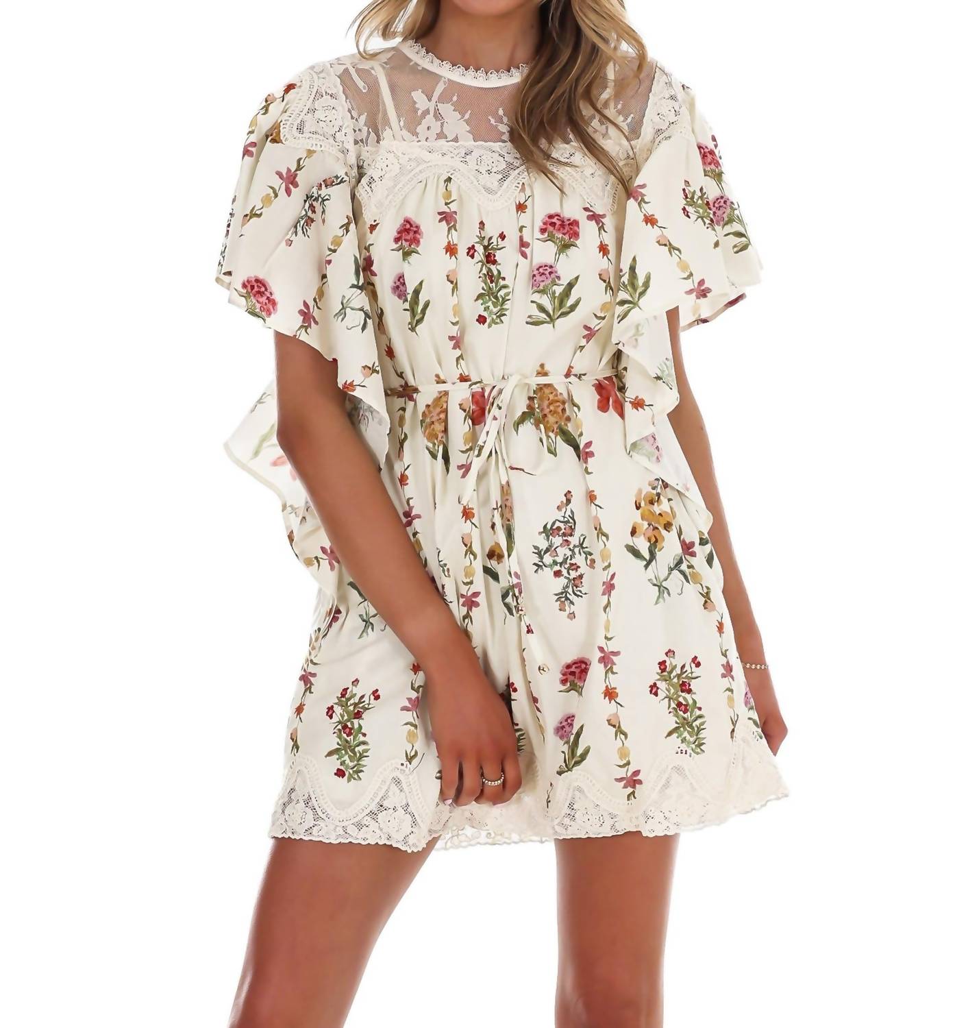 Entro - Women's Look At You Floral Mini Dress