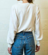 The Greii - Floral Textured Sweatshirt