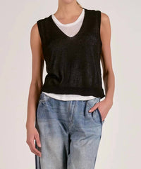 Elan - Women's Layered Ease Knit Top