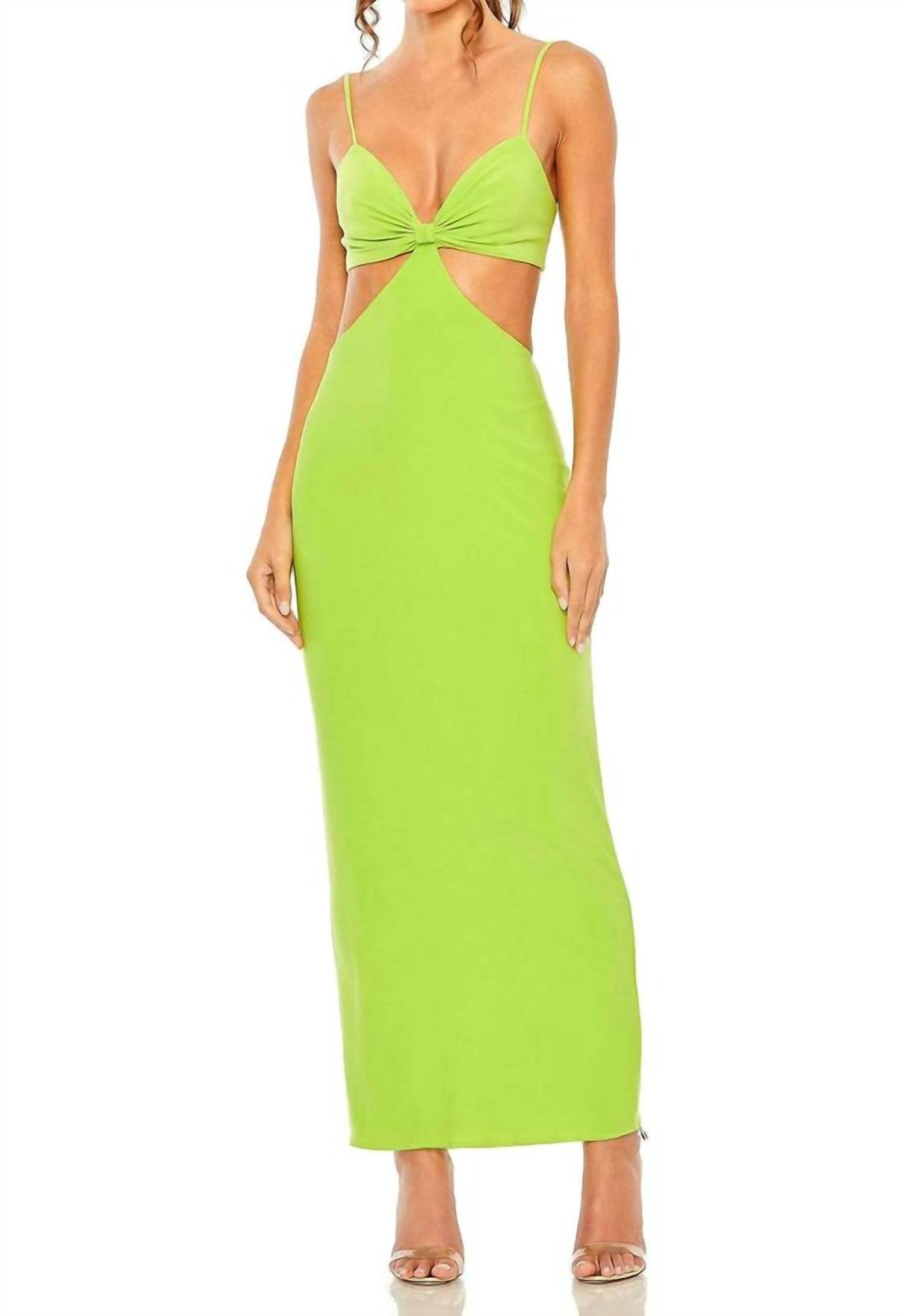 Mac Duggal - Cutout Maxi Dress
