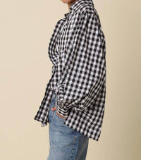 Olivaceous - Haley Gingham Button Down Shirt