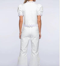 Elizabeth James The Label - Coco Puff Sleeve Top