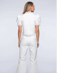 Elizabeth James The Label - Coco Puff Sleeve Top