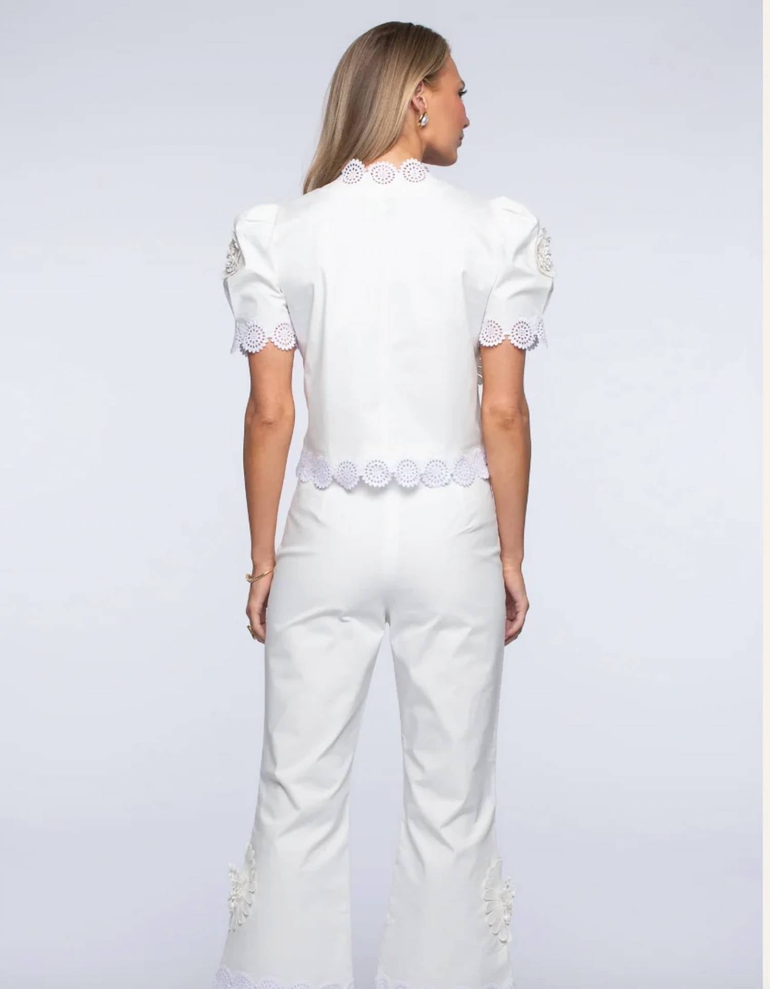 Elizabeth James The Label - Coco Puff Sleeve Top