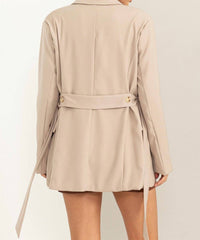 Hyfve - All-access Tie Belted Blazer