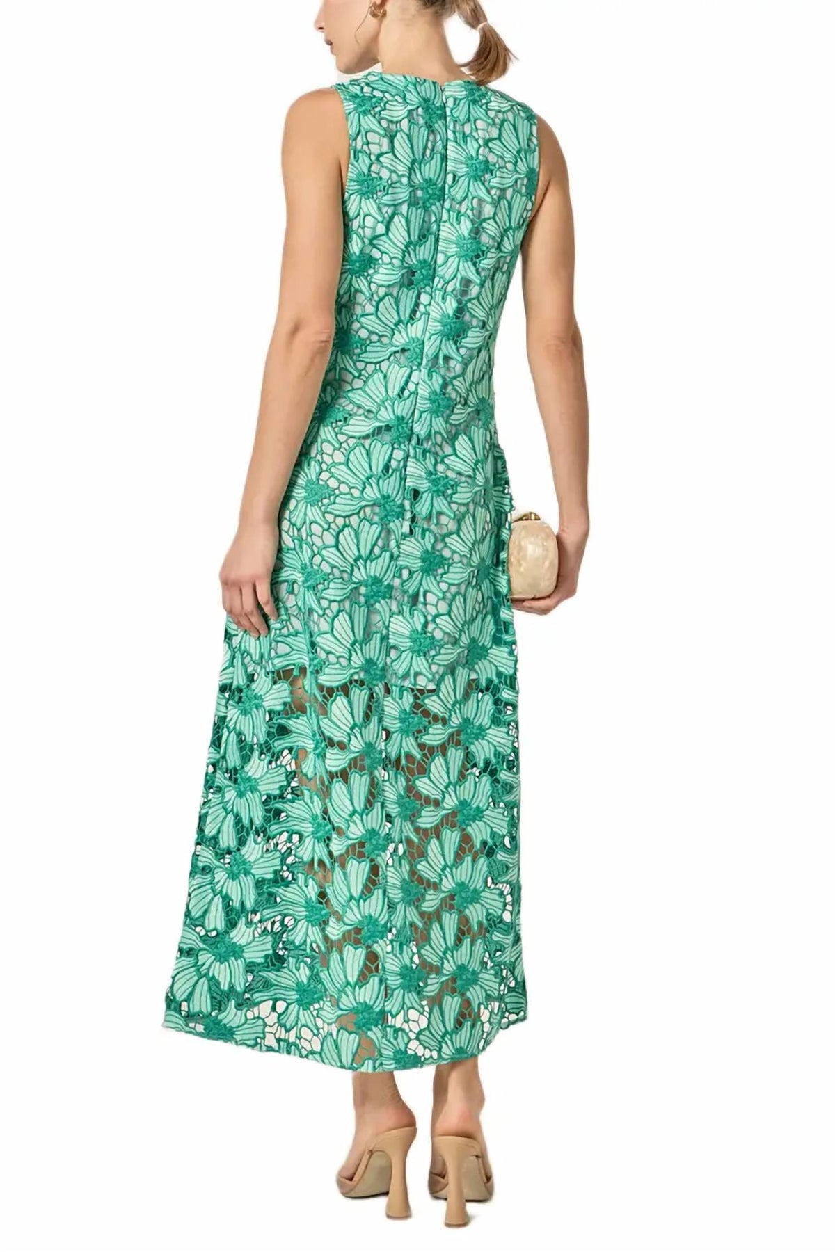 English Factory - Petal Embroidered Midi Dress