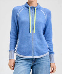 Zaket & Plover - Two Tone Zip Up Sweater