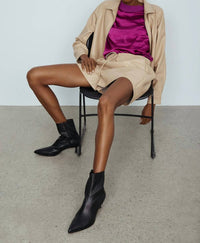 Melissa Nepton - Stony Faux Leather Shorts