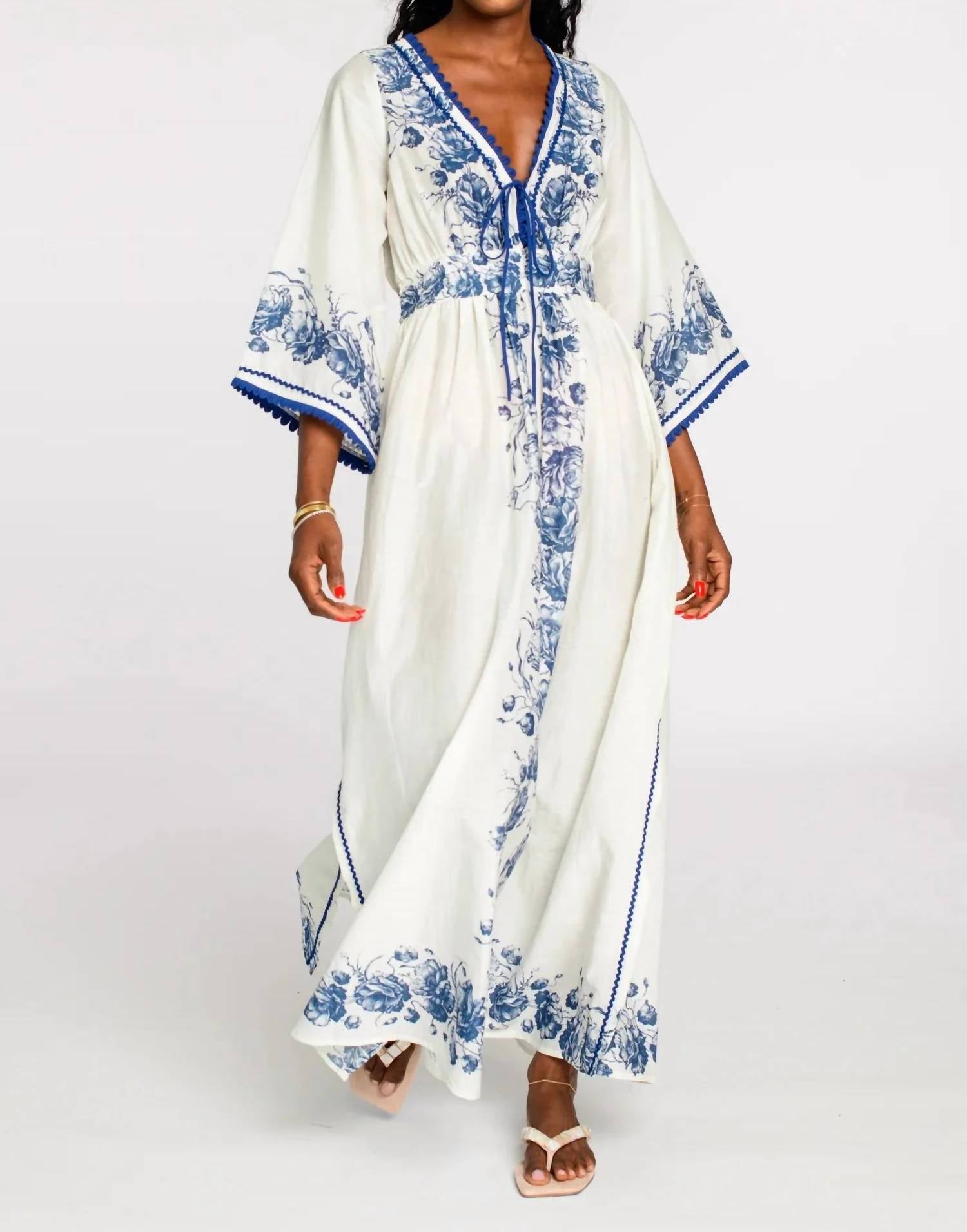 Elizabeth James The Label - Astrid Caftan Coverup Dress