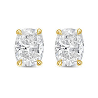 Diana M Jewels - Women's Cushion Lab-grown Diamond Stud Earrings (8.00 Tcw) - Elegant Plus