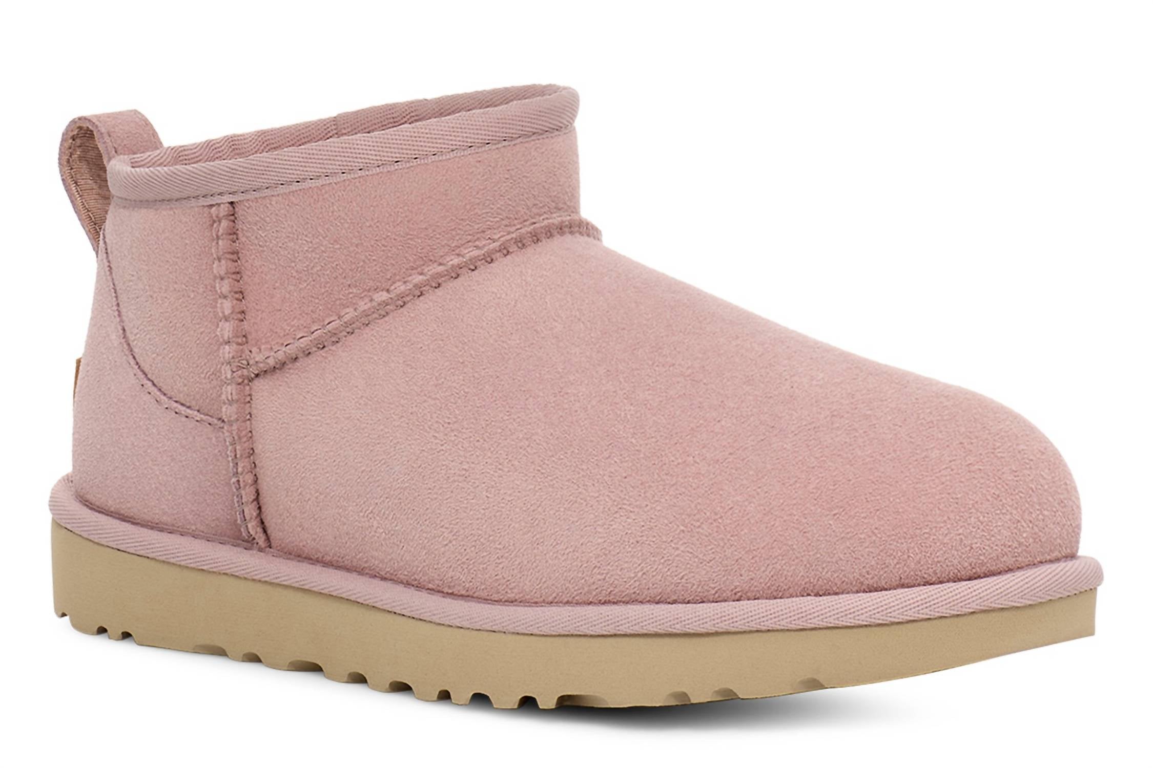 UGG Women's Classic Ultra Mini Boot in rose grey - women's shoe - alternate view