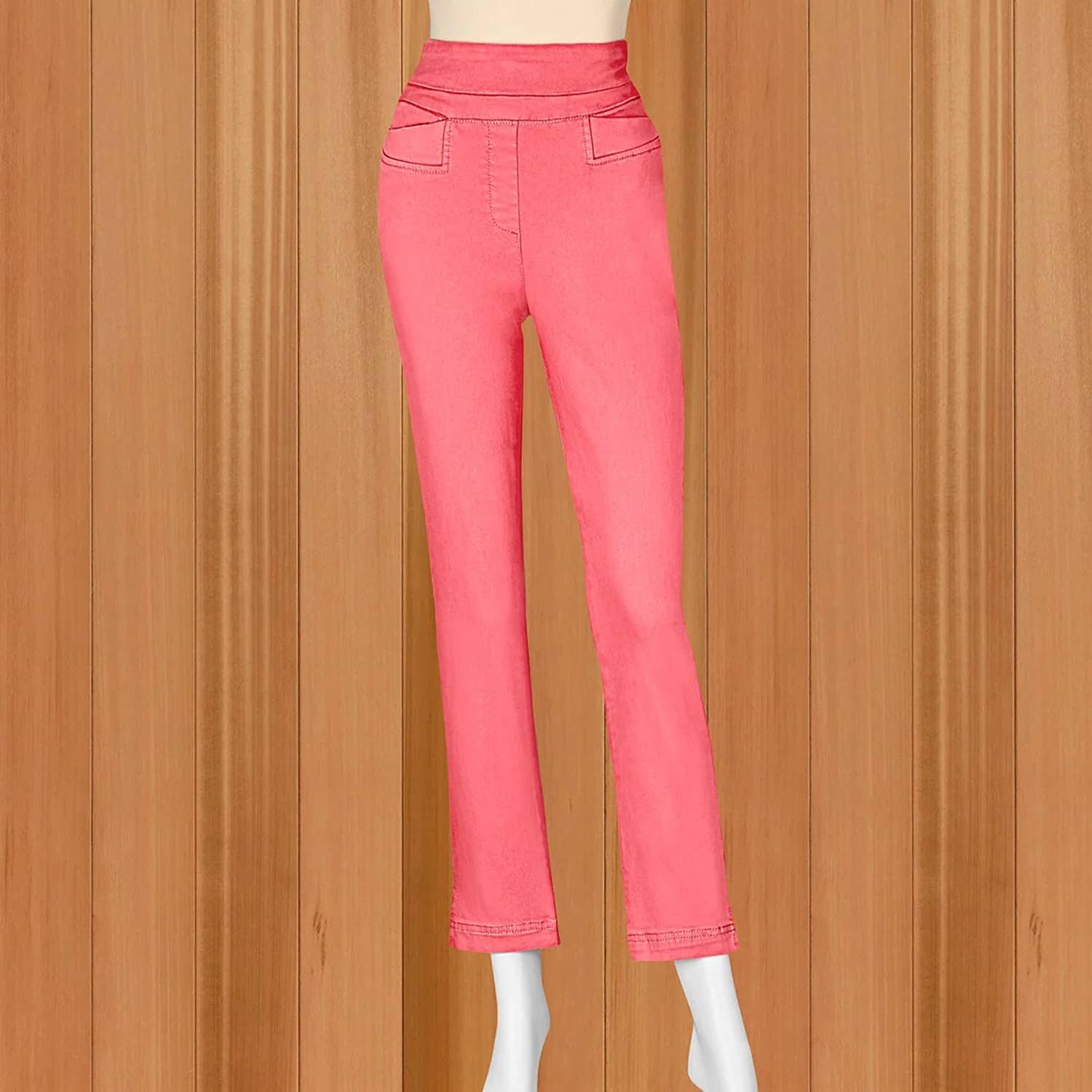 Renuar - Woven Straight Leg Pant