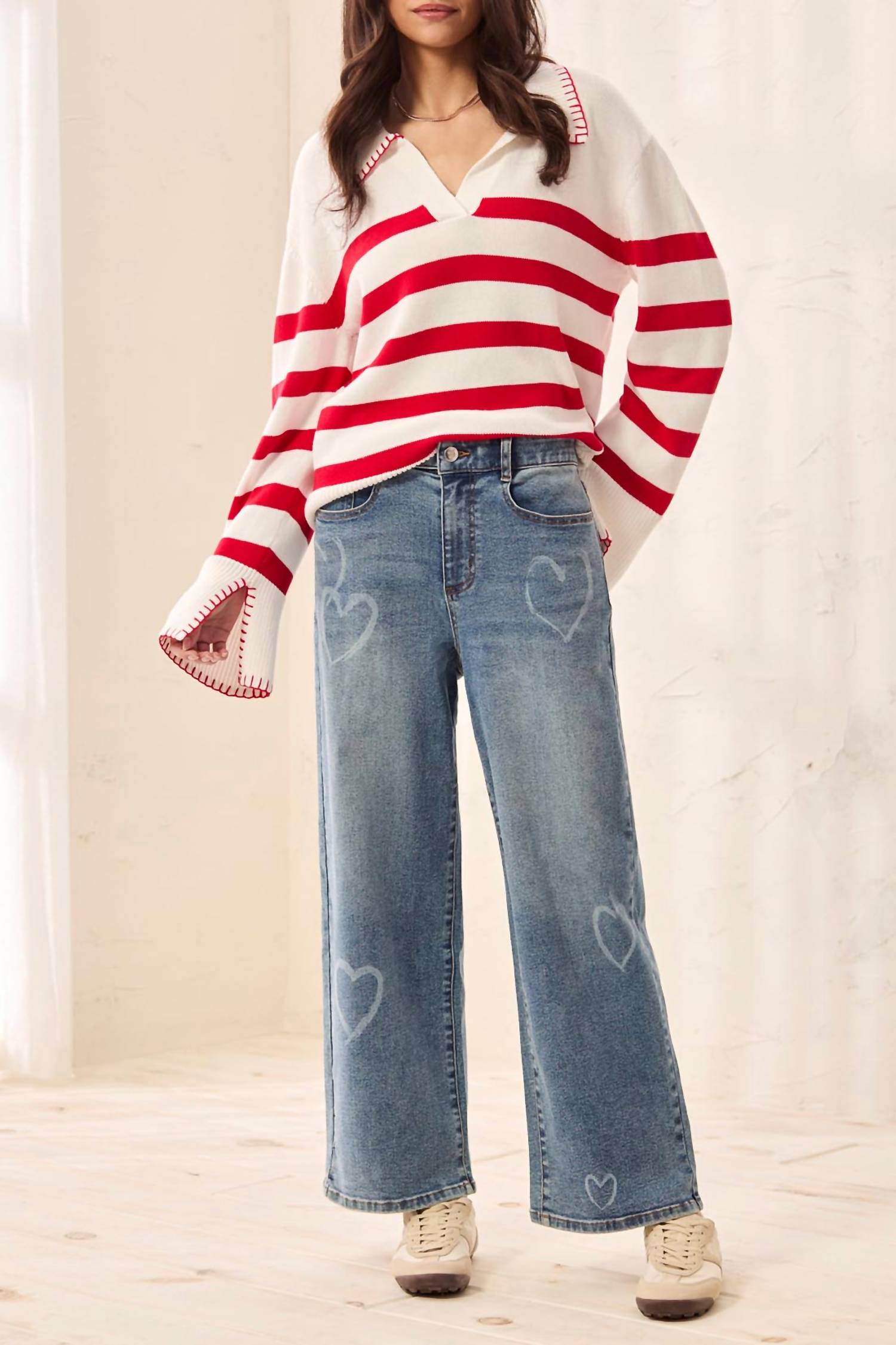 Tribal - Sophia Curvy Super Straight Ankle Jeans