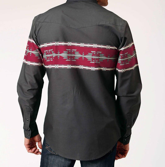 Roper - Men's Roper Grey Shirt