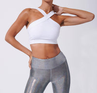 HEROINE SPORT X Front Neck Bra in white - women's intimate - view 4