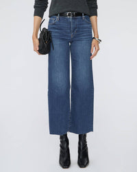 Frame - The Mellow Raw Hem Straight-leg Jeans
