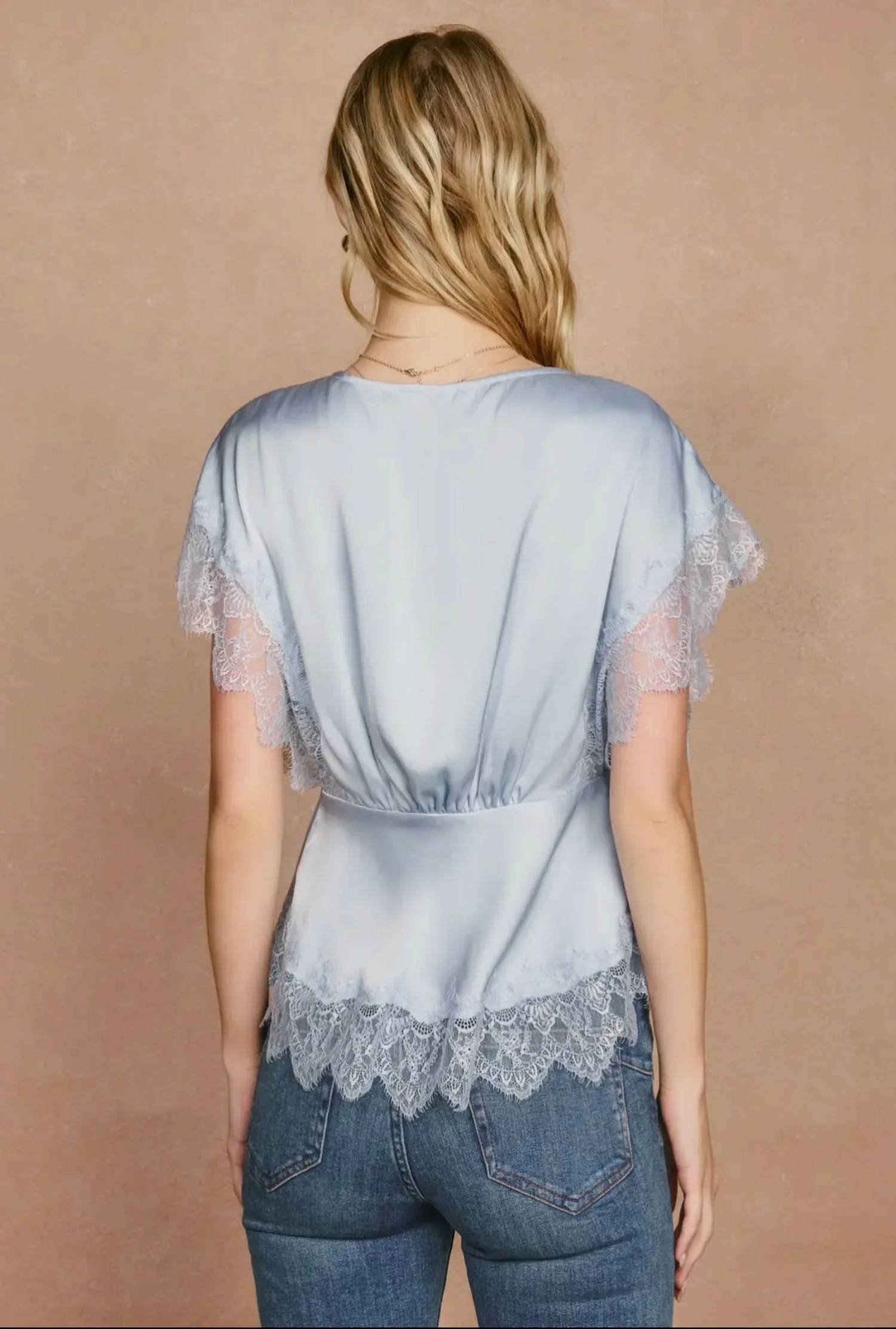 Dress Forum - Lace Blouson Top