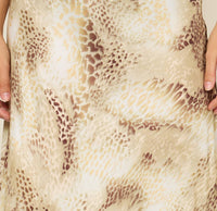 LUCY PARIS Artie Maxi Skirt in beige - women's skirt - view 4