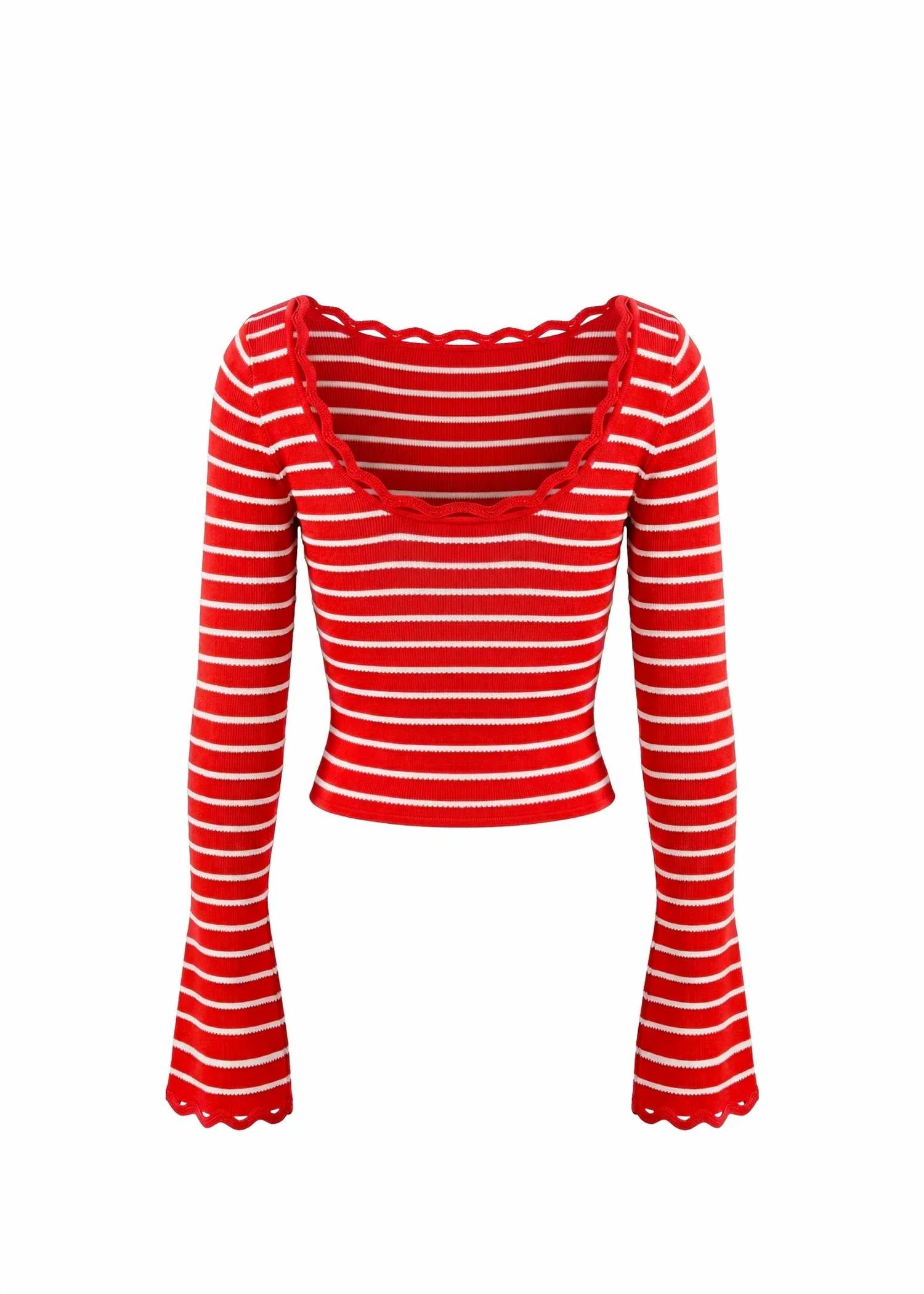 Solid & Striped - Penelope Striped Long Sleeve Top