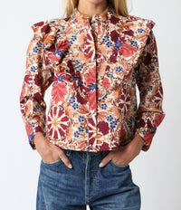 Olivaceous - Autumn Ruffle Top