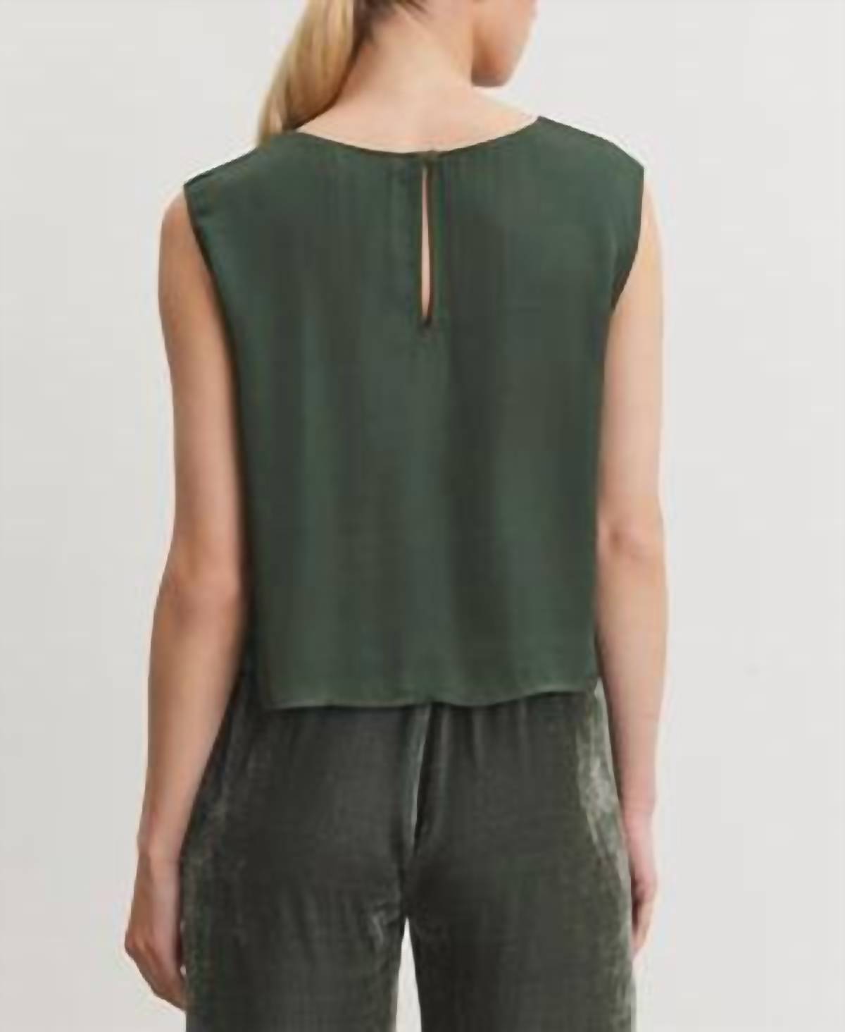 Velvet By Graham & Spencer - Bonny Sleeveless Satin Top