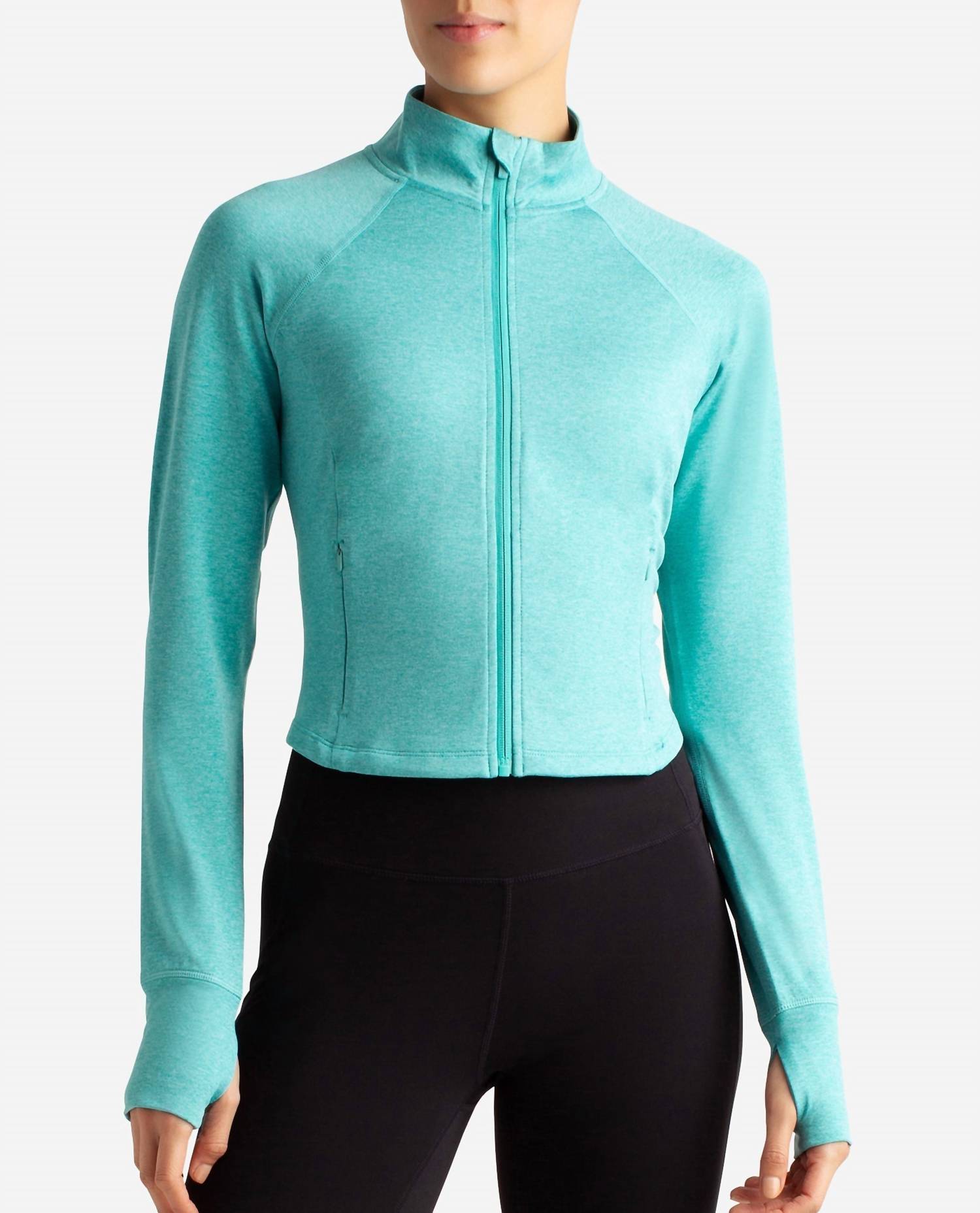 Danskin - Cropped Melange Jacket