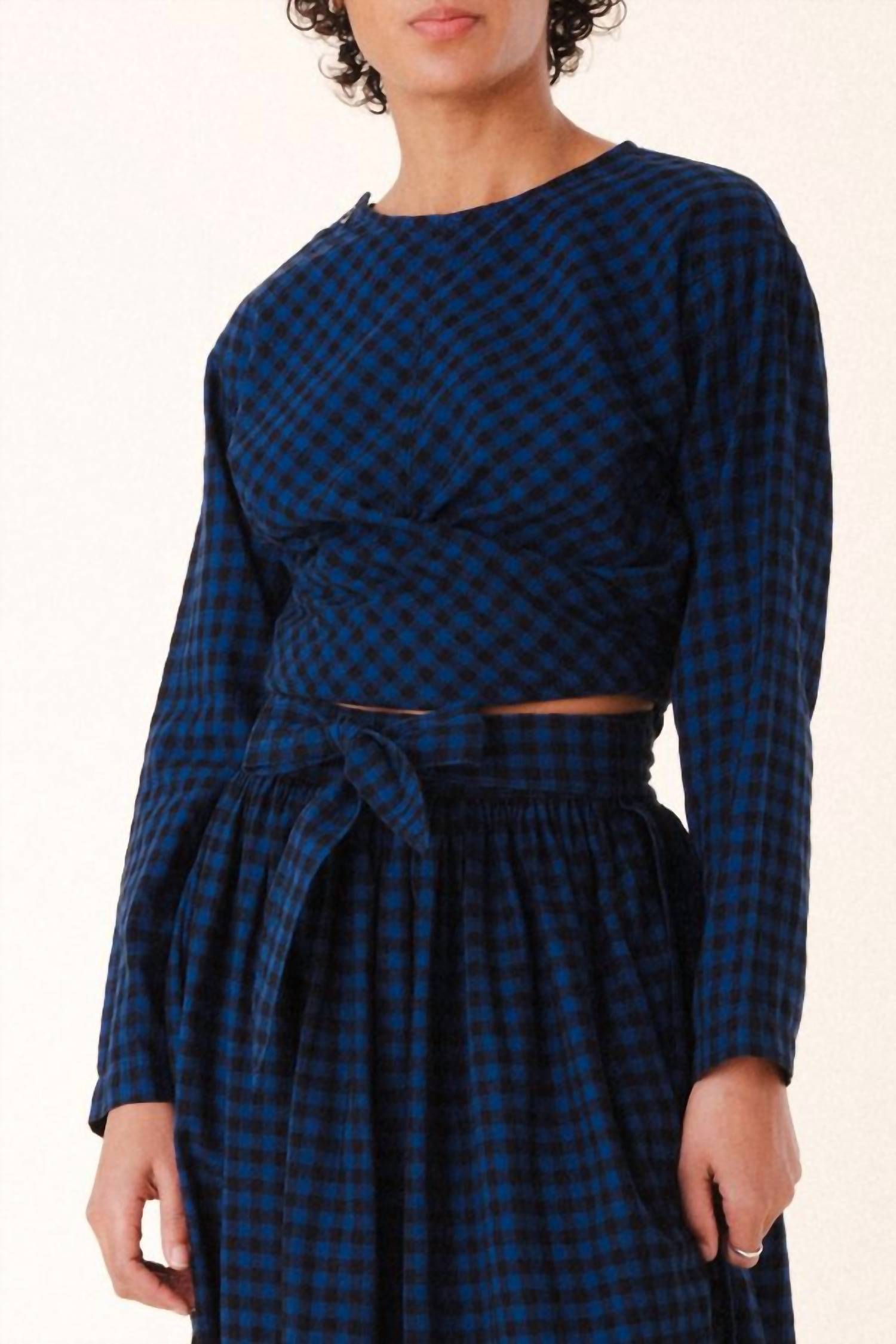 Prairie Underground - Twisted Long Sleeve Blouse