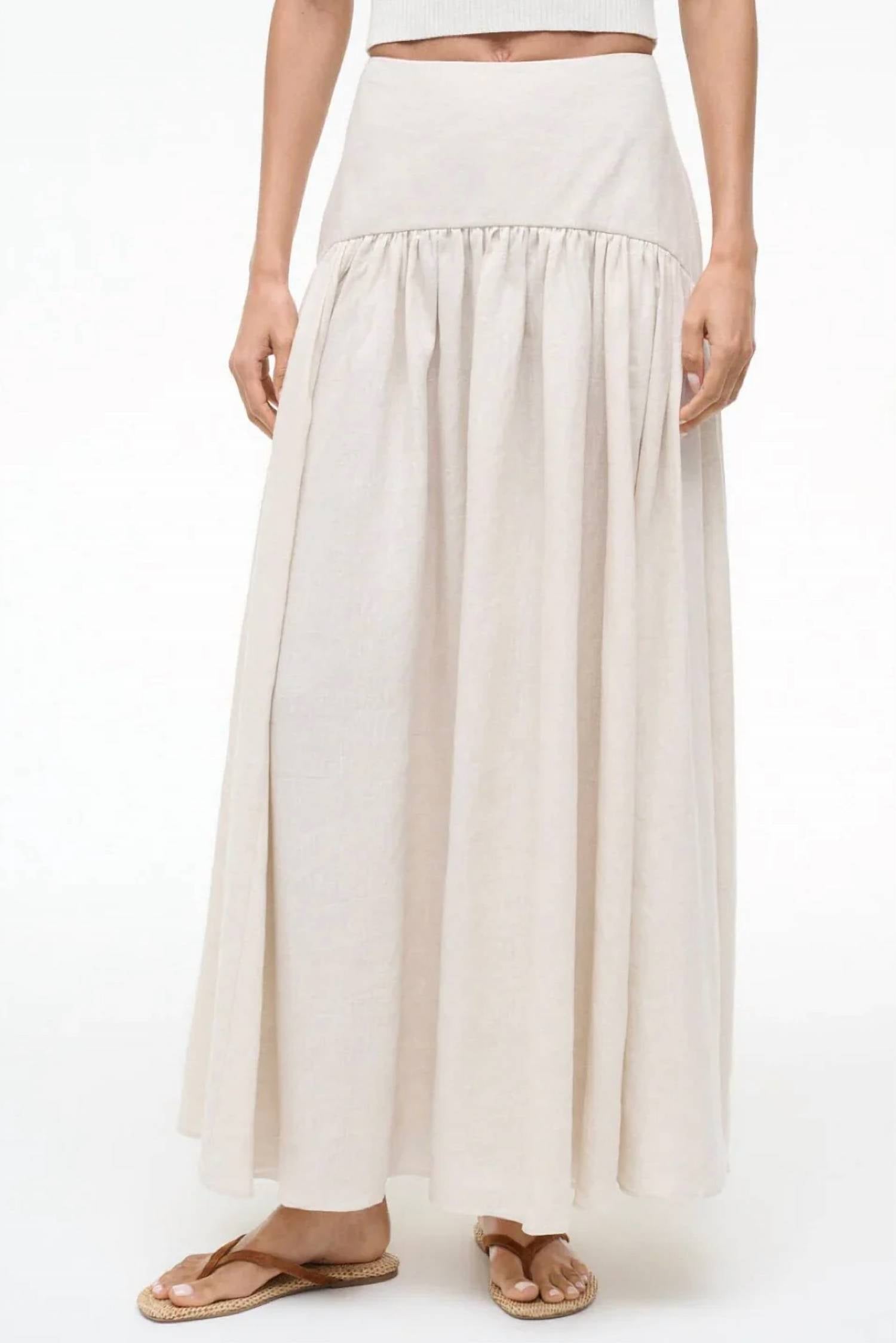 Staud - Procida Linen Skirt