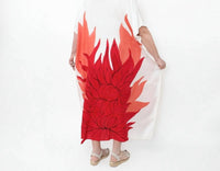 Sylca Designs - Fiery Bloom Maxi Dress