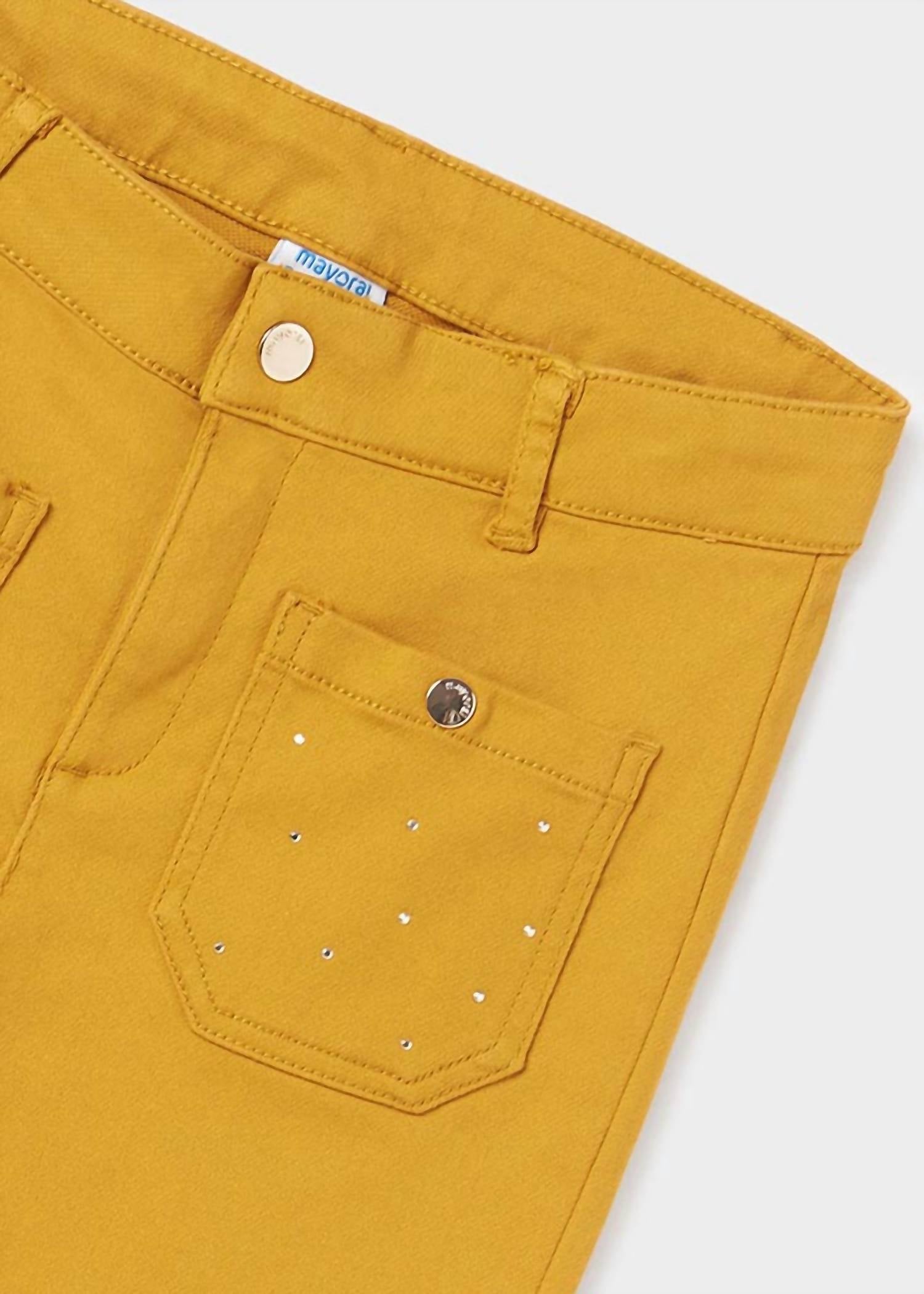 Mayoral - Stud Pocket Flare Trouser Pants