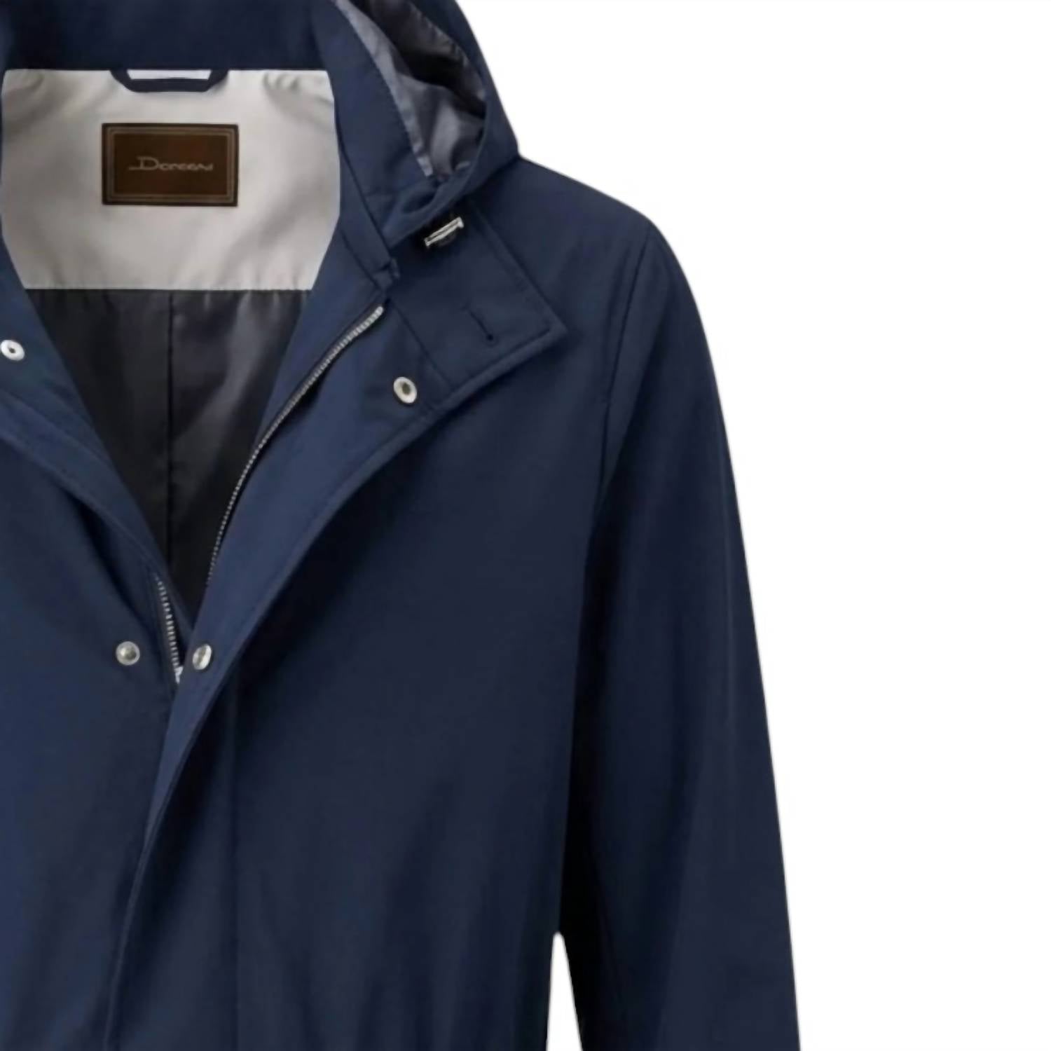 Doriani - Men's Long Sleeves Hooded Raincoat