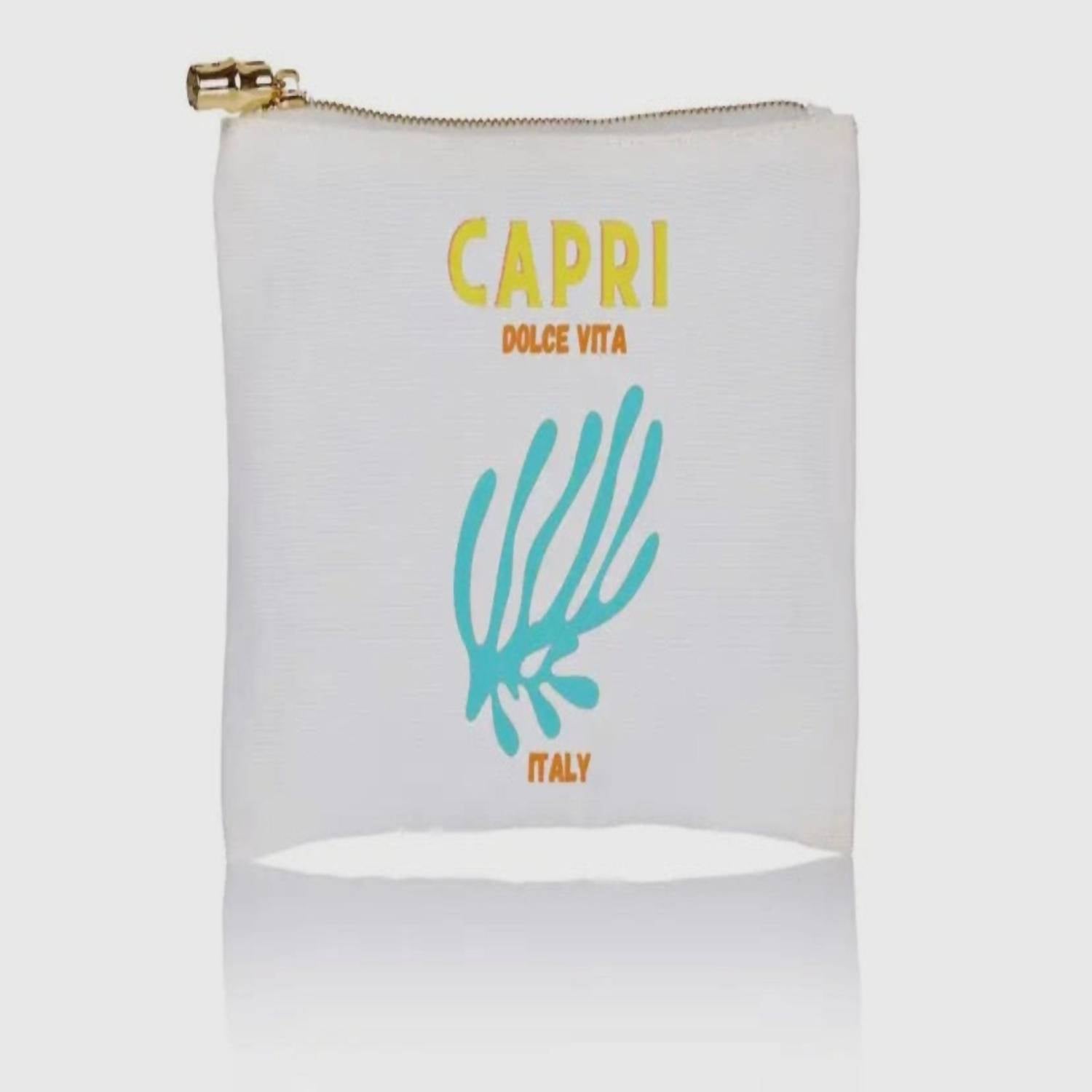 Amalfi By Rangoni - Women's Capri Dolce Vita Cosmetic Bag