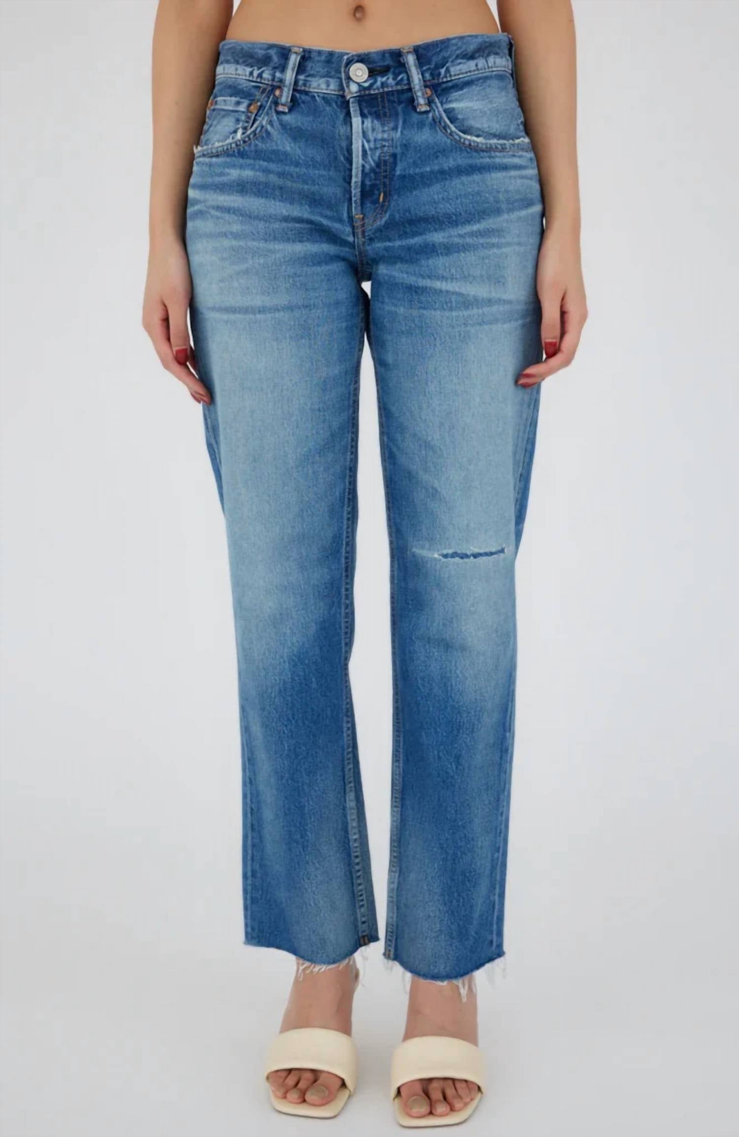 Moussy - Whitmar Straight Low Rise Jeans
