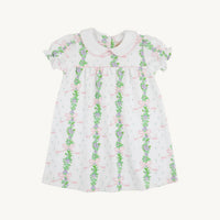 The Beaufort Bonnet Company - Girl's Fincastle Floral Holly Day Dress