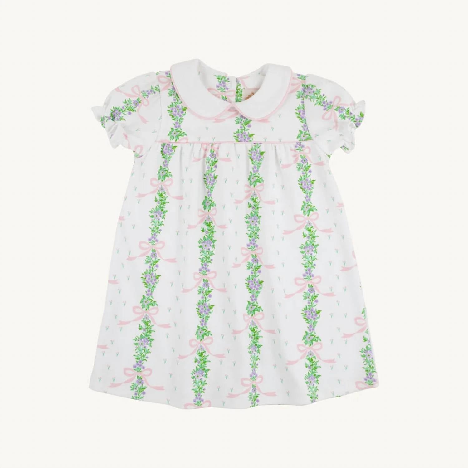 The Beaufort Bonnet Company - Girl's Fincastle Floral Holly Day Dress