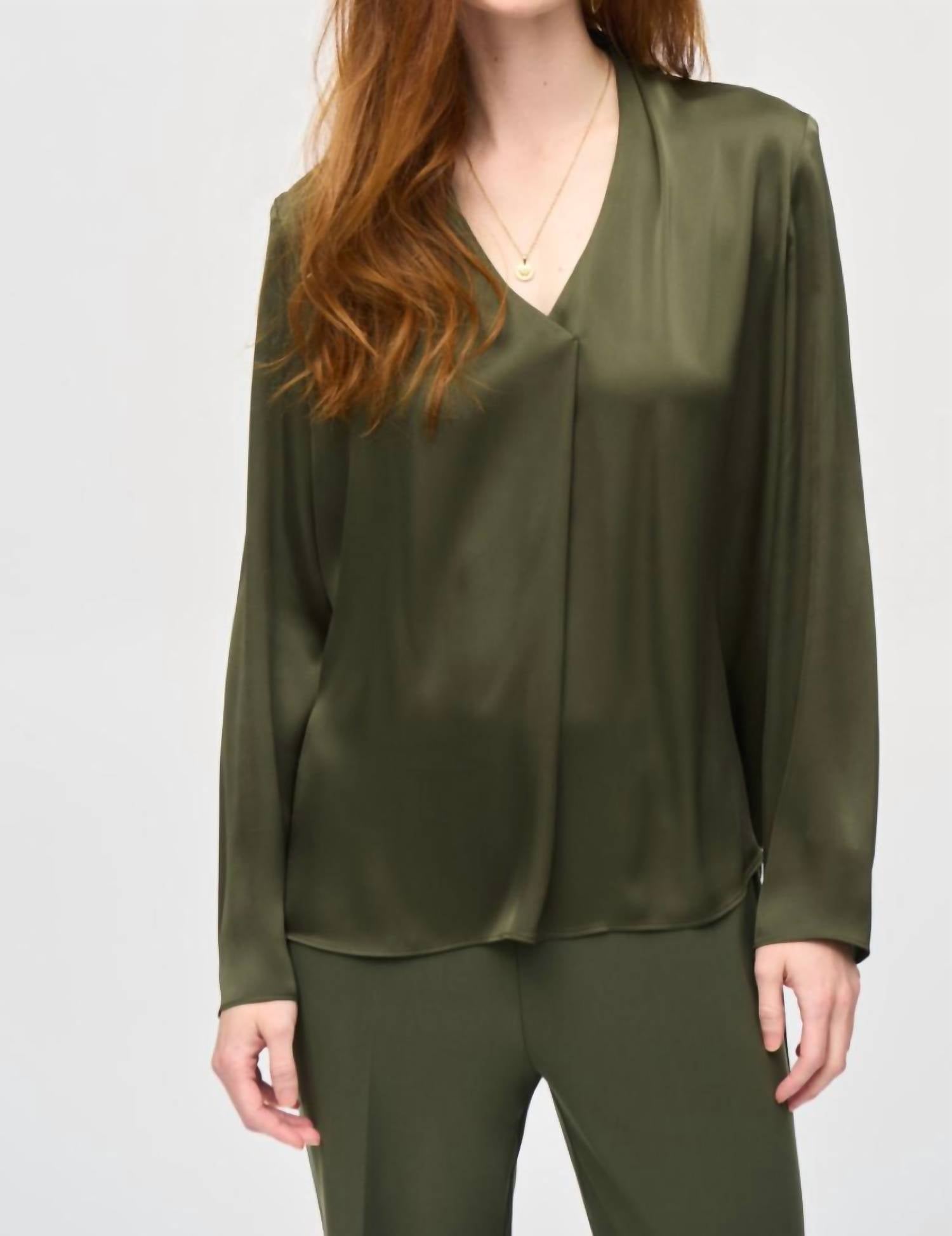 Joseph Ribkoff - Satin Straight Top